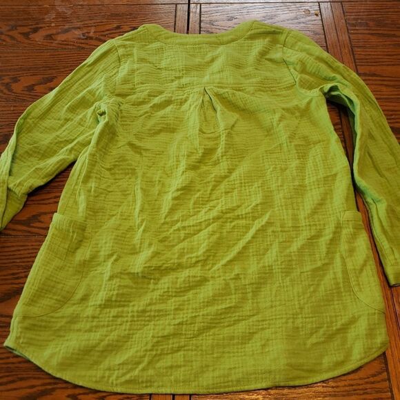 Soft surroundings Santorini Gauze Pullover Sz PXS - Picture 5 of 5